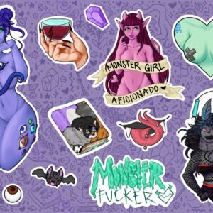 Monstergirl stickersheet