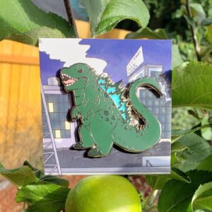 Godzilla hard enamel pin (Glow in the dark)