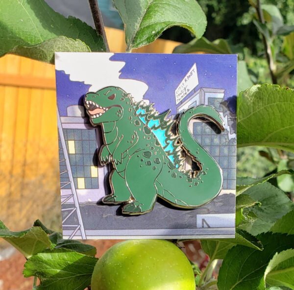 Godzilla hard enamel pin (Glow in the dark)
