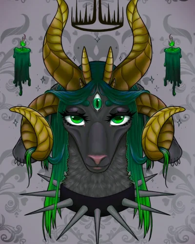 Gloomy goat